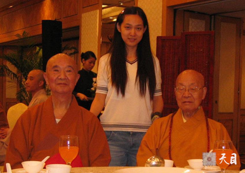 20060719果实（出家前的果实法师）居士护持师公戒全长老在广州参加重走玄奘法师西行路祈福开光