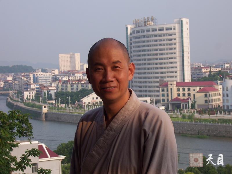 20060605圣观法师和果觉居士在江西宜春化成寺