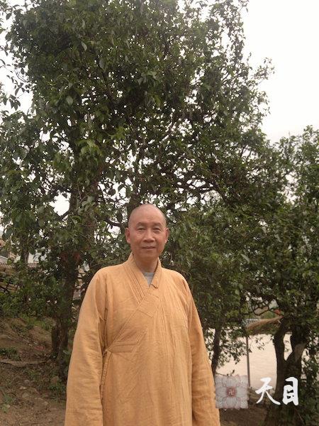 20120420圣观法师在阿慧李贞慧居士云南临沧古树坝糯藤条茶老家1