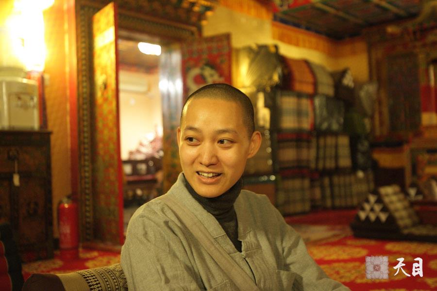 20090311果实法师北京露雨轩《中国新闻周刊》采访