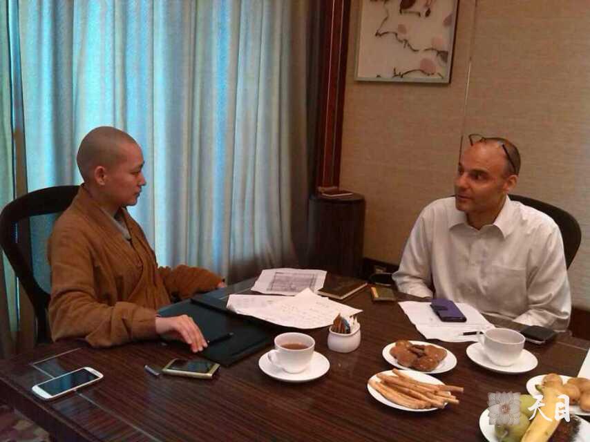 20140613果实法师在广州香格里拉双语给包德宝讲佛法