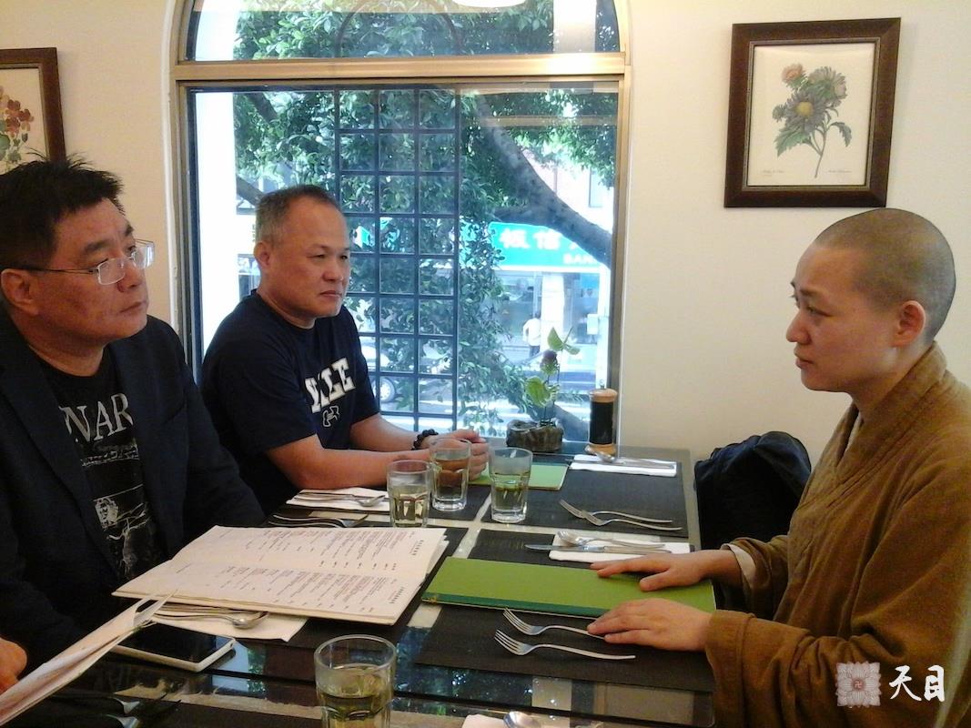 20140722果实法师在台北香积厨素食馆应供