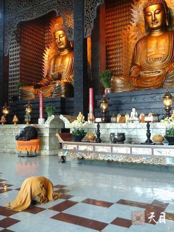 20140726果实法师台高雄佛光山给恩师圣观法师祈福