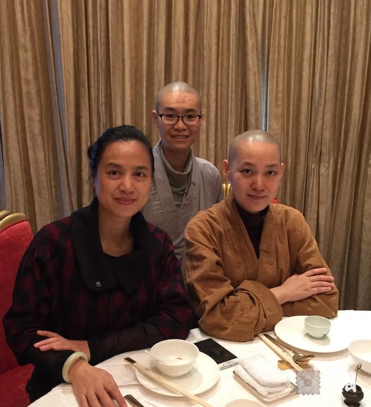 20151213果实法师应心敬果贞居士夫妇供养广州香格里拉给恩师圣观法师祈福