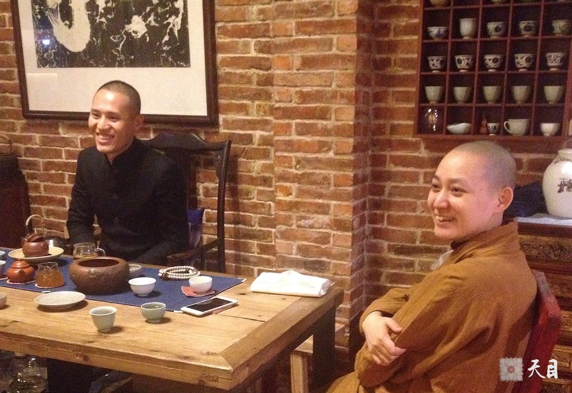 20160114果实法师温州应常见居士供养中和品茶开示给恩师圣观法师祈福