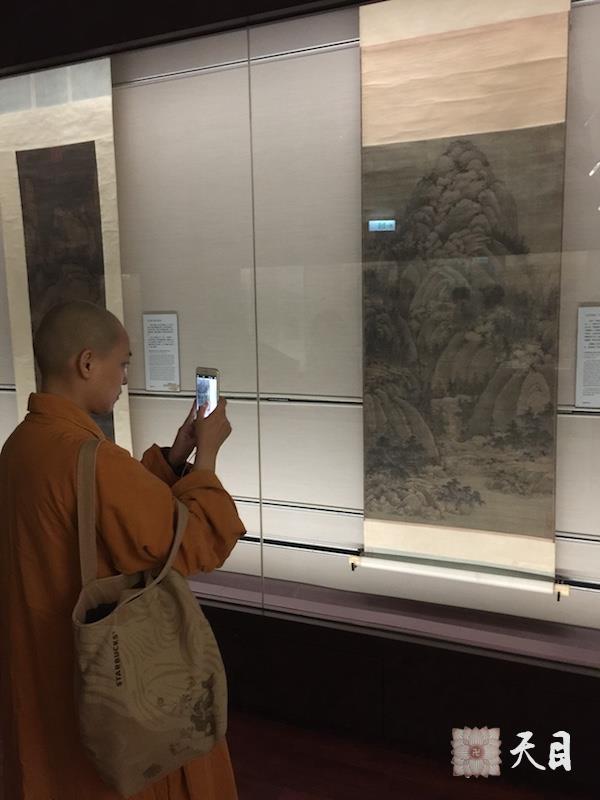 20160916果实法师在台北参观故宫博物馆