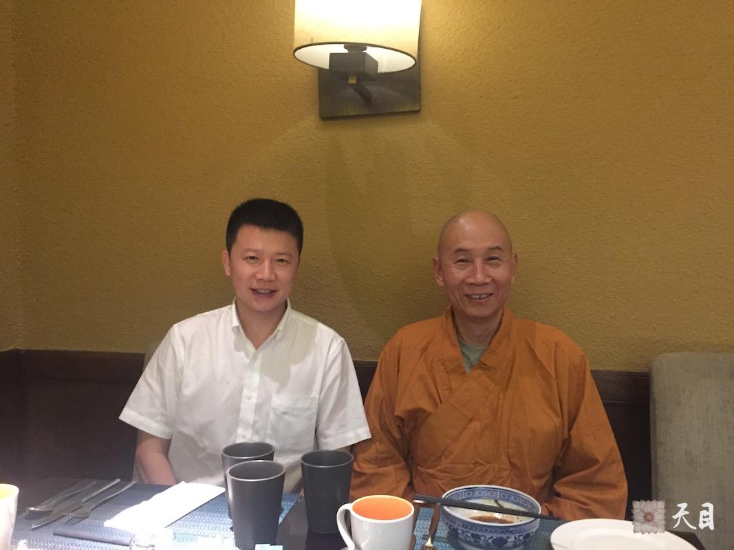 20180518圣观法师与果实法师等弟子在西安喜来登共进早餐1