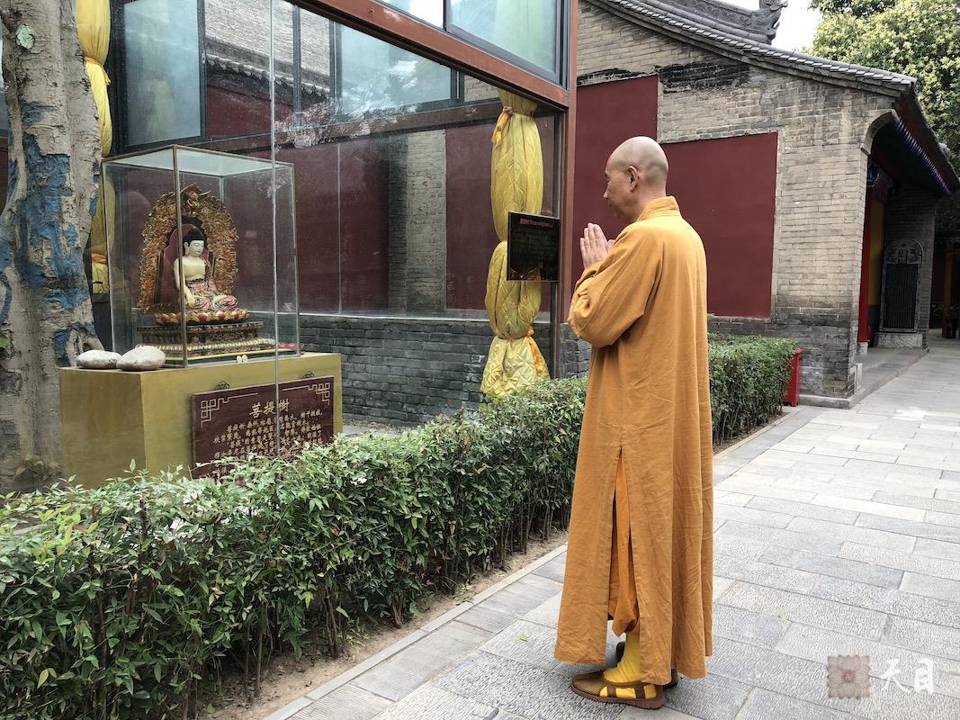 20180601圣观法师带领果实法师等弟子在西安绿度母道场藏传格鲁派寺院广仁寺参学6