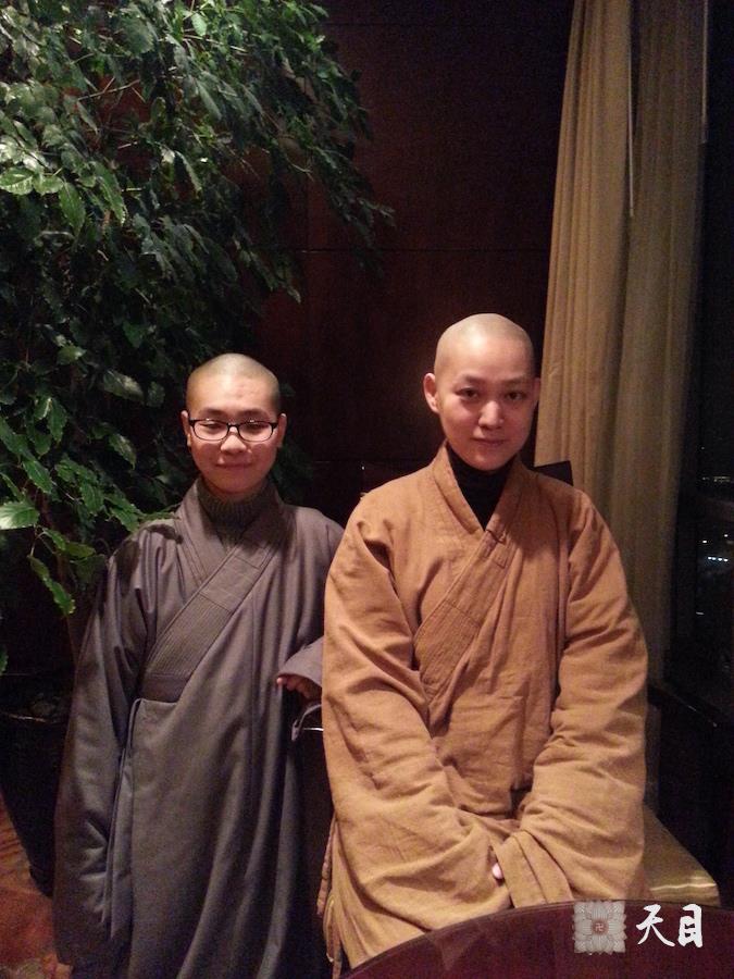 20150308果实法师和常香法师在温州香格里拉