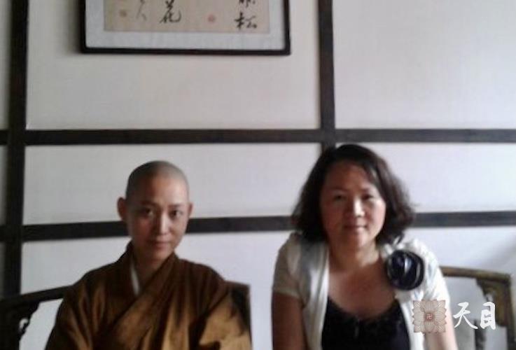 201207果实法师在西安应常芳居士供养素心铭素食馆