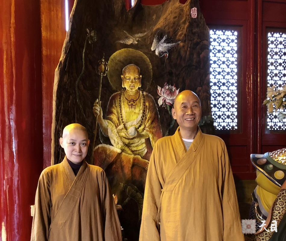 20180608圣观法师带领果实法师等弟子在西安绿度母道场藏传格鲁派寺院广仁寺参学1