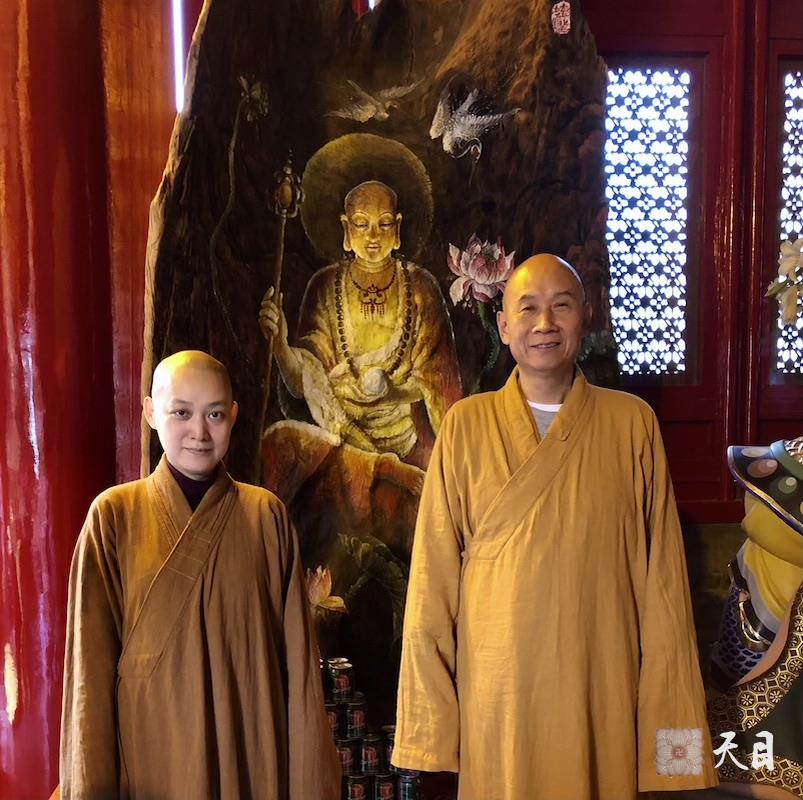 20180608圣观法师带领果实法师等弟子在西安绿度母道场藏传格鲁派寺院广仁寺参学1