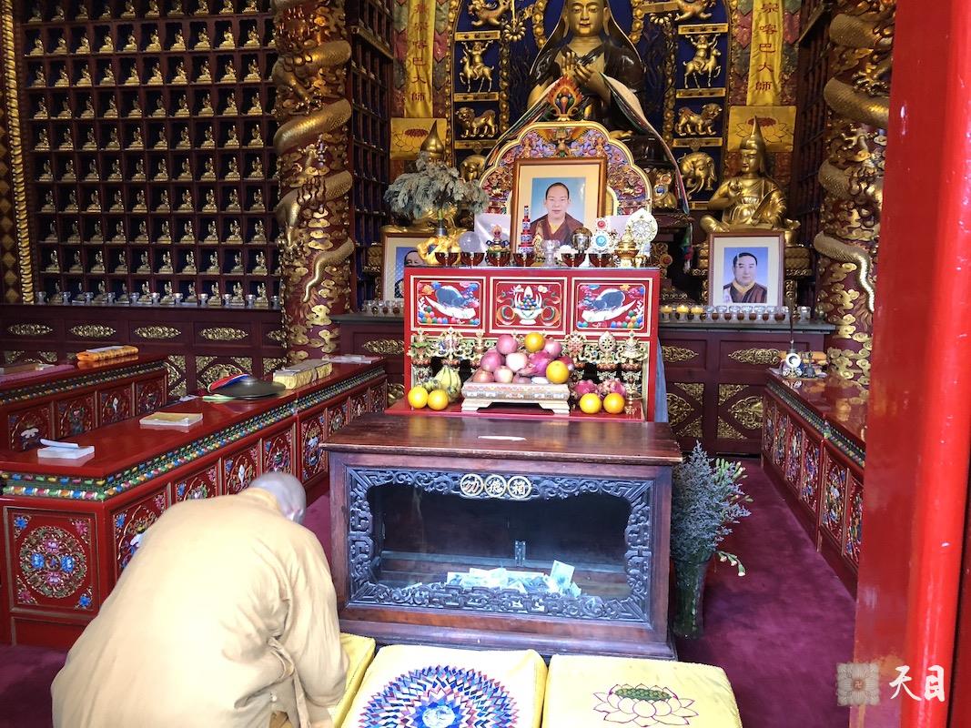 20180608圣观法师带领果实法师等弟子在西安绿度母道场藏传格鲁派寺院广仁寺参学3