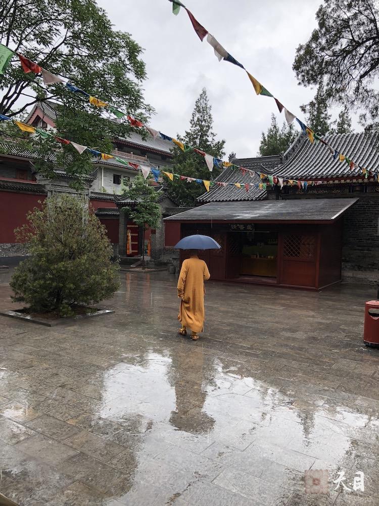 20180608圣观法师带领果实法师等弟子在西安绿度母道场藏传格鲁派寺院广仁寺参学4