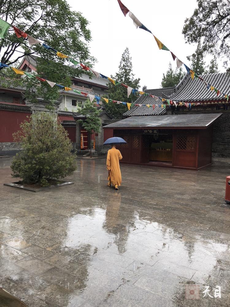 20180608圣观法师带领果实法师等弟子在西安绿度母道场藏传格鲁派寺院广仁寺参学4