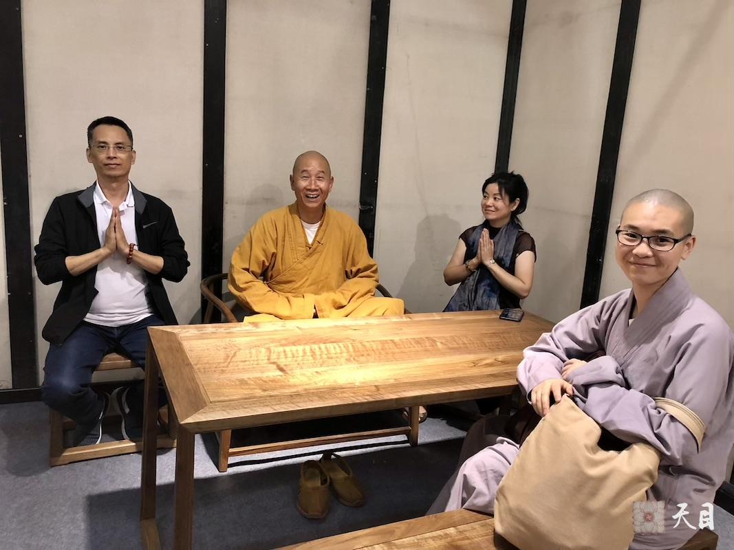 20180622圣观法师带领果实法师等弟子参加西安佛教文化博览会5