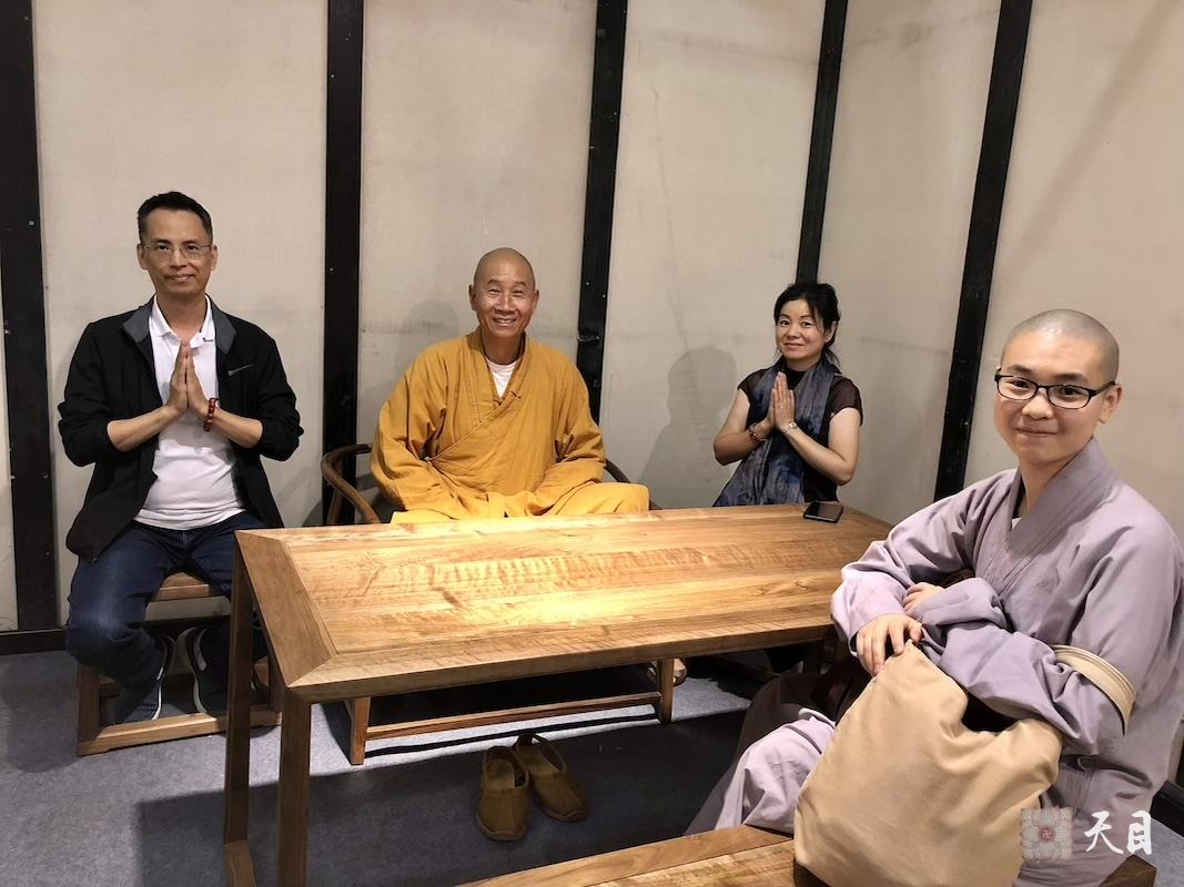 20180622圣观法师带领果实法师等弟子参加西安佛教文化博览会5