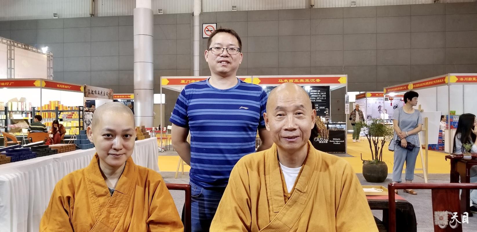 20180622圣观法师带领果实法师等弟子参加西安佛教文化博览会4