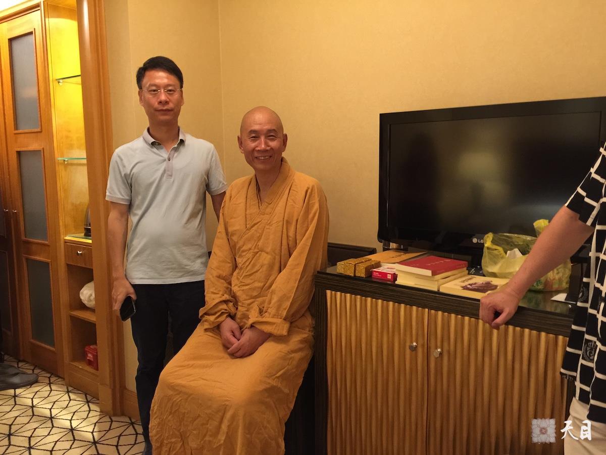 20180517圣观法师与果实法师等弟子团聚于西安喜来登1