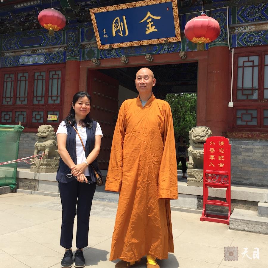 20180518圣观法师带领果实法师等弟子在西安密宗祖庭大兴善寺参学2