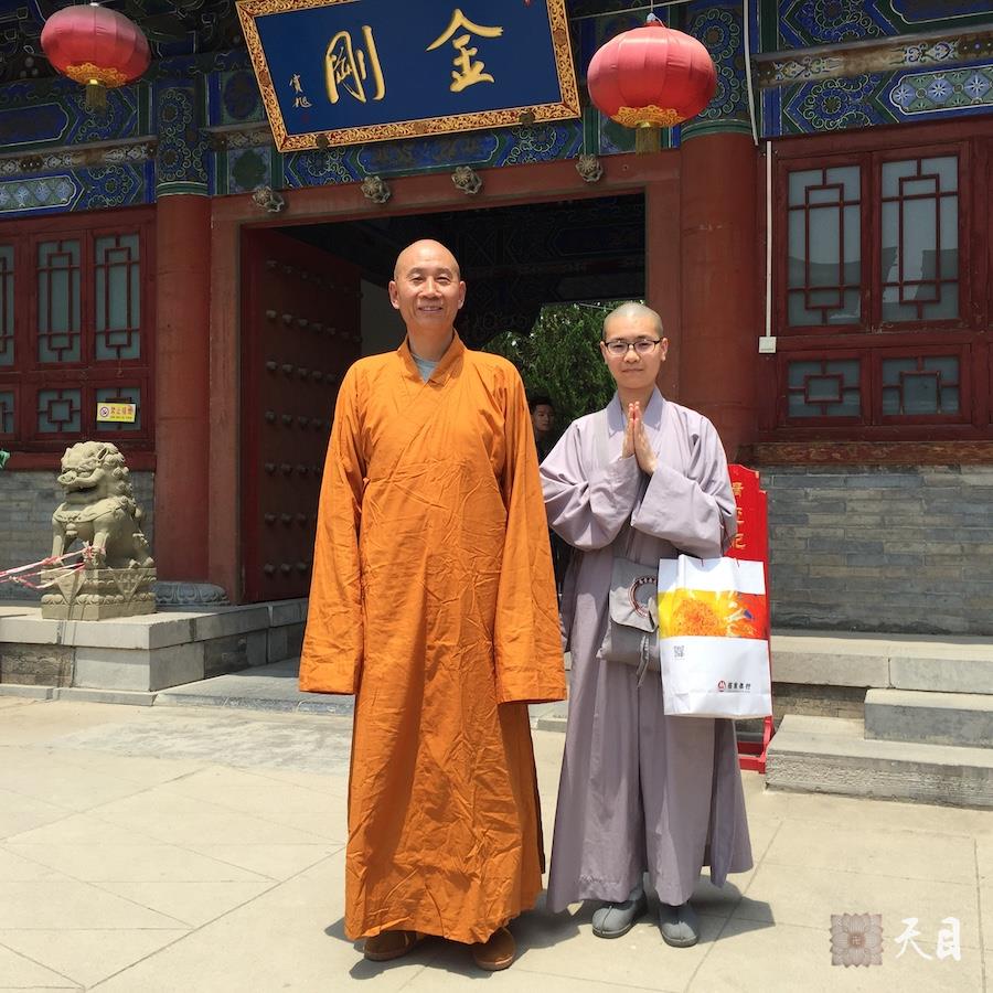 20180518圣观法师带领果实法师等弟子在西安密宗祖庭大兴善寺参学2