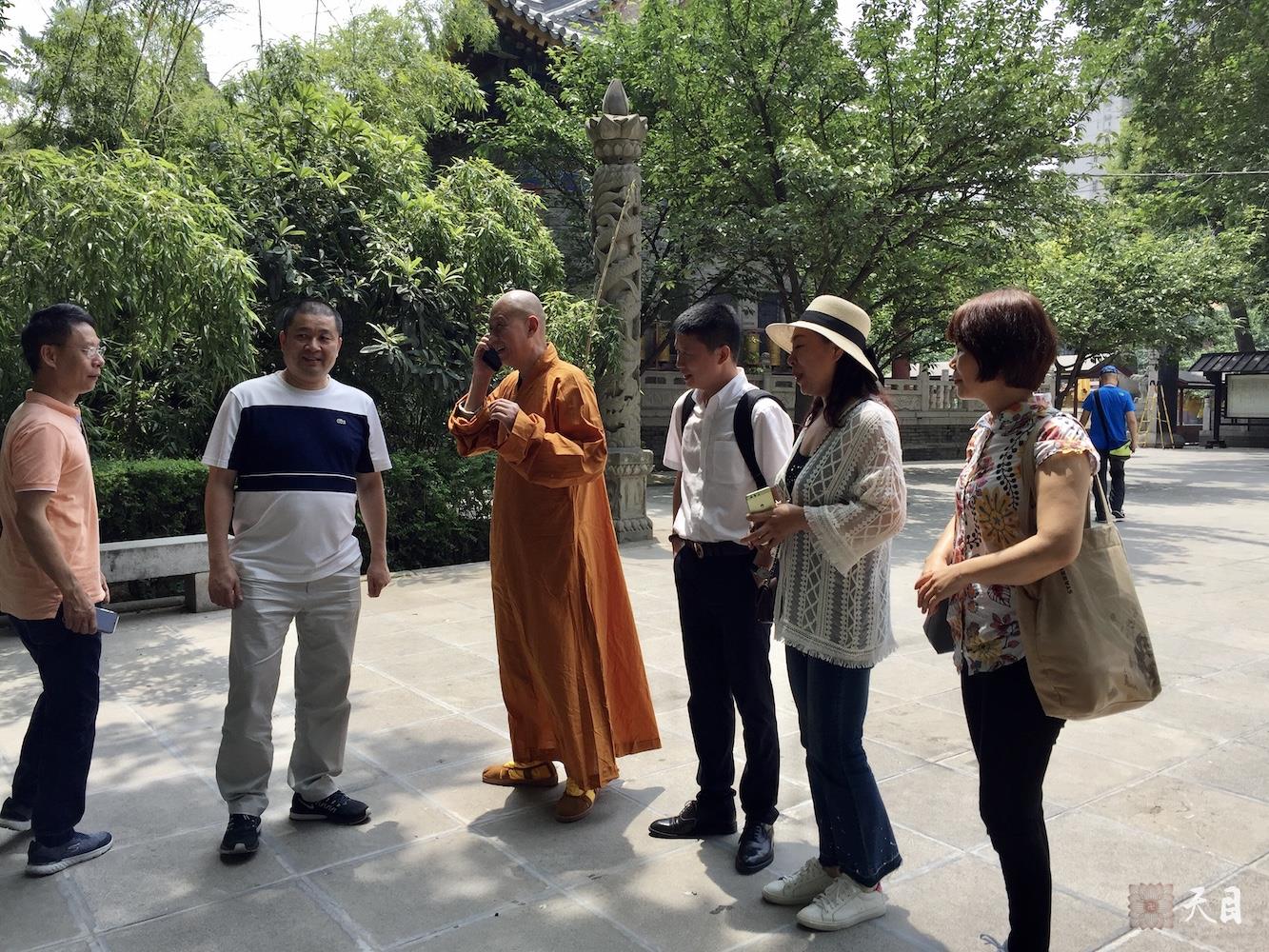 20180518圣观法师带领果实法师等弟子在西安密宗祖庭大兴善寺参学6