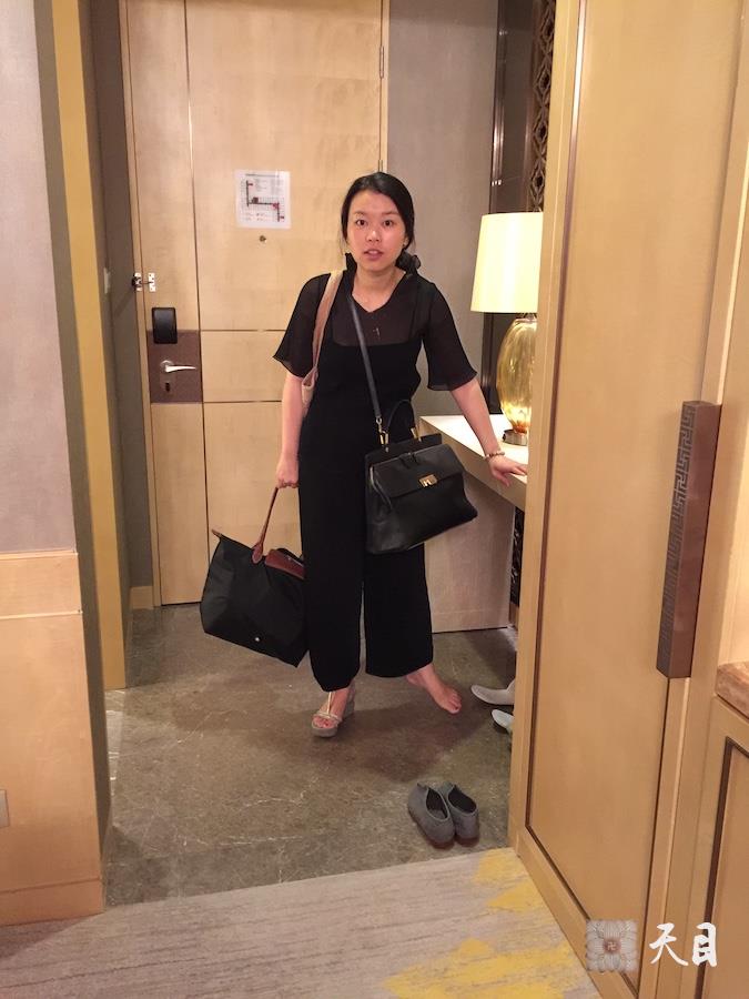 20160612果实法师因航班晚点5小时从深圳乘坐飞机到达杭州常如常意常江常善居士苦等5小时接机后入住杭州城中香格里拉酒店