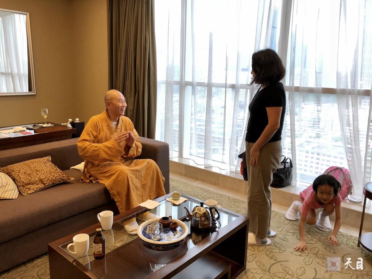 20180706圣观法师在广州粤海喜来登接见常芳常乖居士