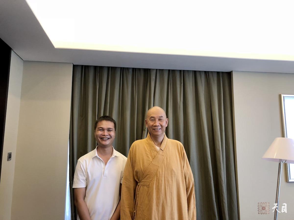 20180711圣观法师在广州粤海喜来登接见常兴居士