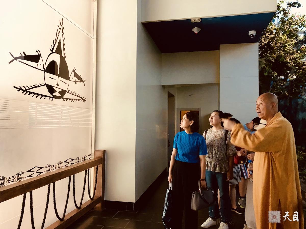 20180813圣观法师带领果实法师等弟子参观西安半坡博物馆3