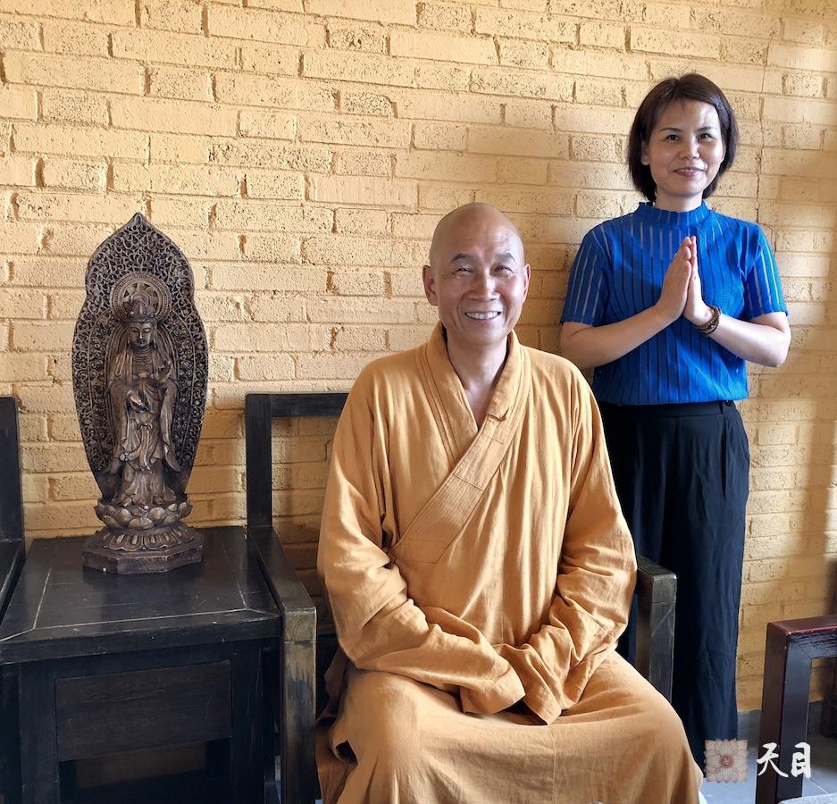 20180814圣观法师带领果实法师等弟子在西安华严宗祖庭华严寺参学4