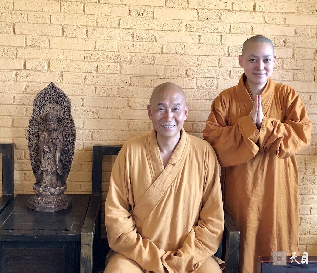 20180814圣观法师带领果实法师等弟子在西安华严宗祖庭华严寺参学4
