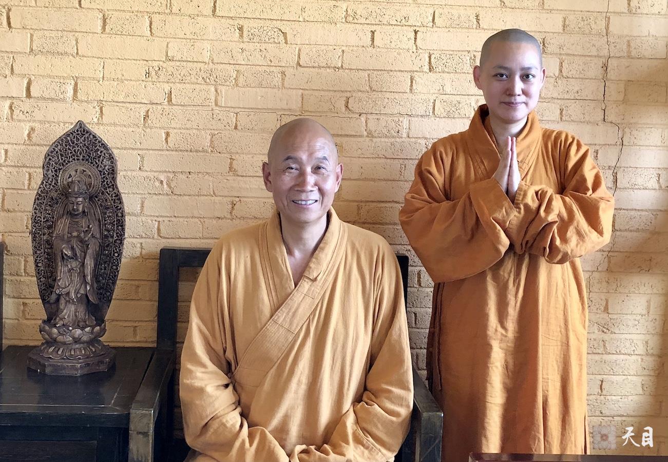 20180814圣观法师带领果实法师等弟子在西安华严宗祖庭华严寺参学4