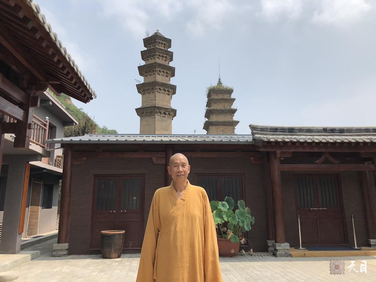 20180814圣观法师带领果实法师等弟子在西安华严宗祖庭华严寺参学7