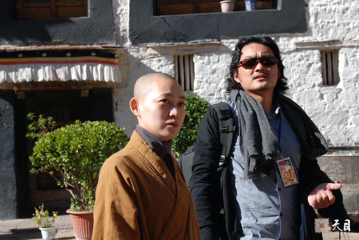 20120904果实法师和常净常明居士在西藏拉萨大昭寺