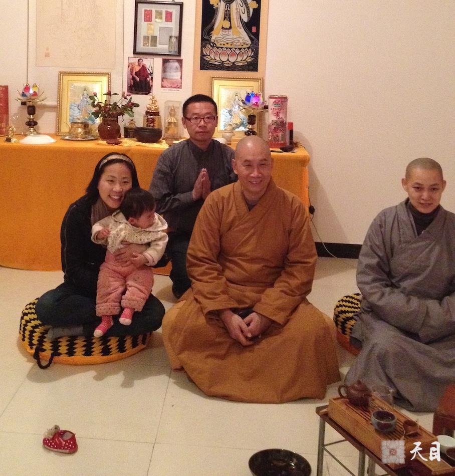 20120305圣观法师在云南大理古城应潘晓阳居士的礼请到他们家的佛堂开示