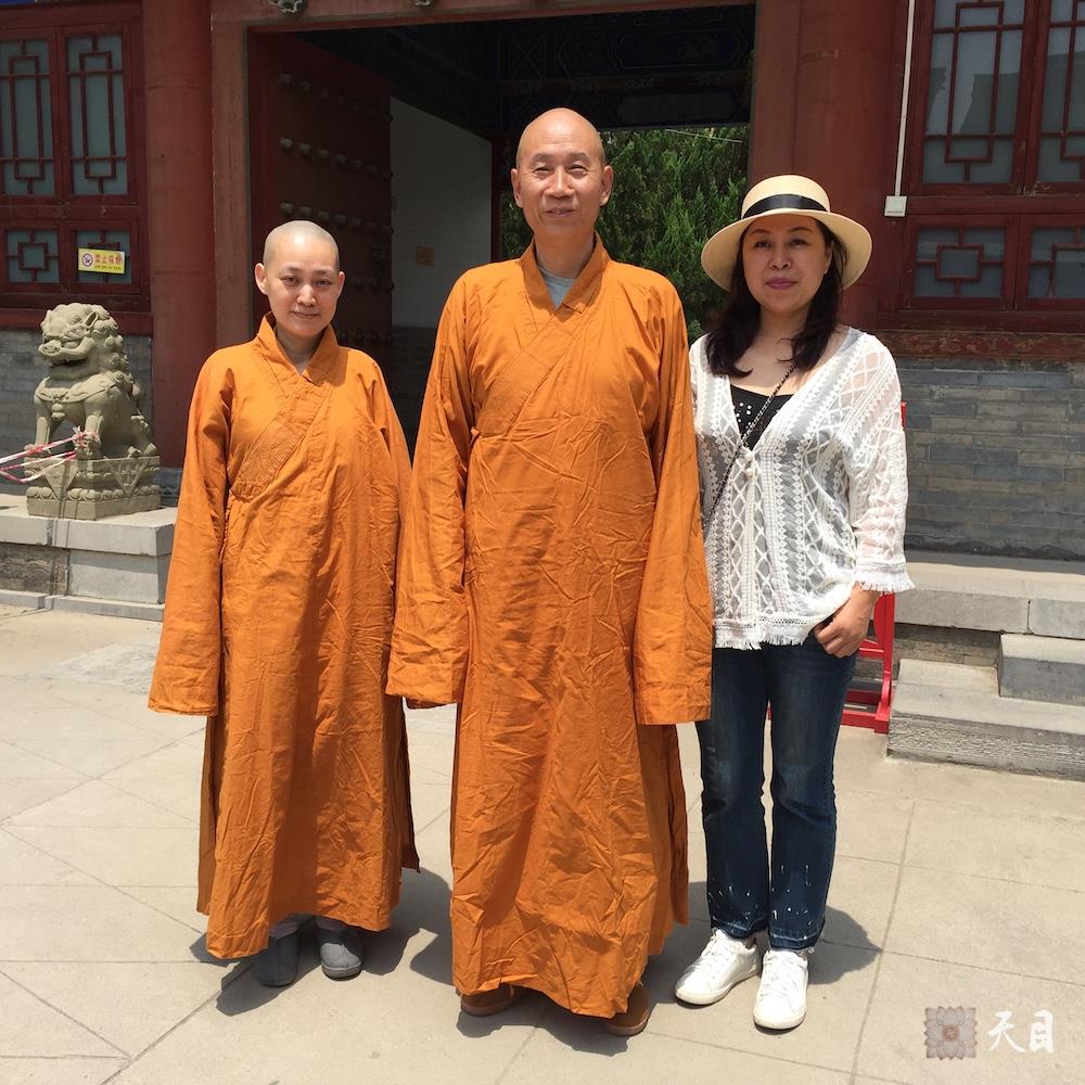20180518果实法师领众跟随恩师圣观法师在西安密宗祖庭大兴善寺参学1