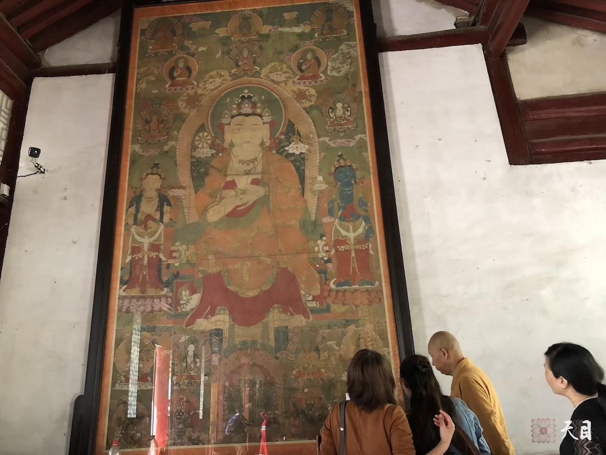 20181001圣观法师尚在陕西省人民医院高干病房住院慈悲带领果实法师等弟子在西安密宗祖庭大兴善寺参学5