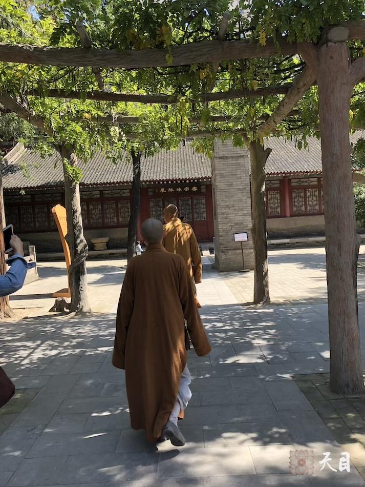 20181001圣观法师尚在陕西省人民医院高干病房住院慈悲带领果实法师等弟子在西安密宗祖庭大兴善寺参学6