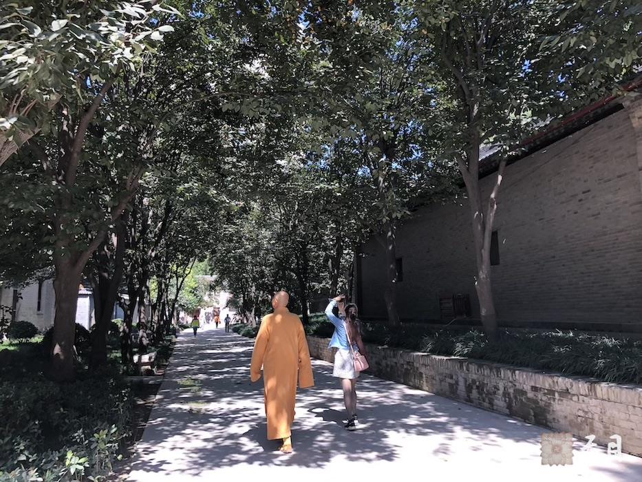 20181001圣观法师尚在陕西省人民医院高干病房住院慈悲带领果实法师等弟子在西安密宗祖庭大兴善寺参学8