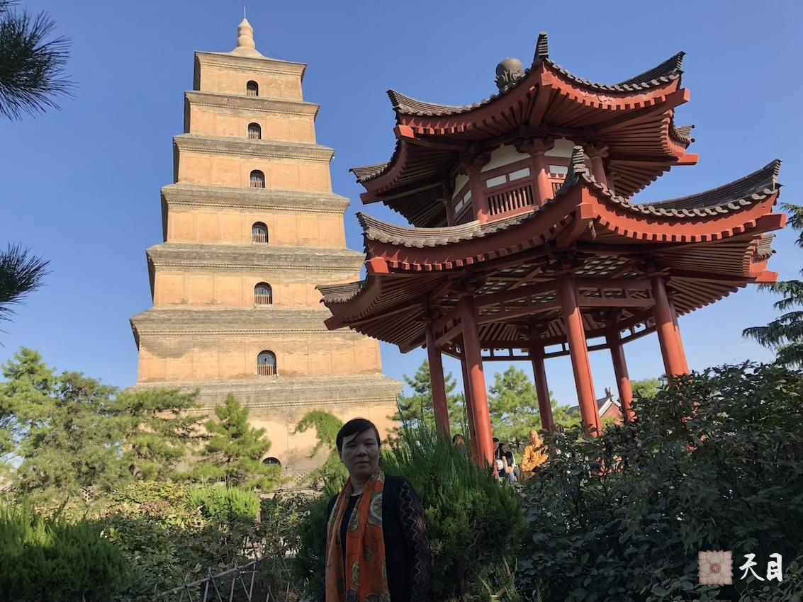 20181001圣观法师尚在陕西省人民医院高干病房住院慈悲带领果实法师等弟子在西安法相宗祖庭大慈恩寺参学1