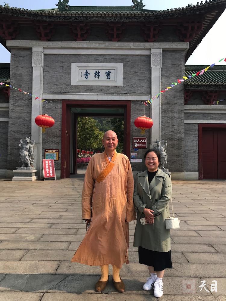 20240308圣观法师退休养病期间应常静居士黄灿的请求来到佛山宝林寺