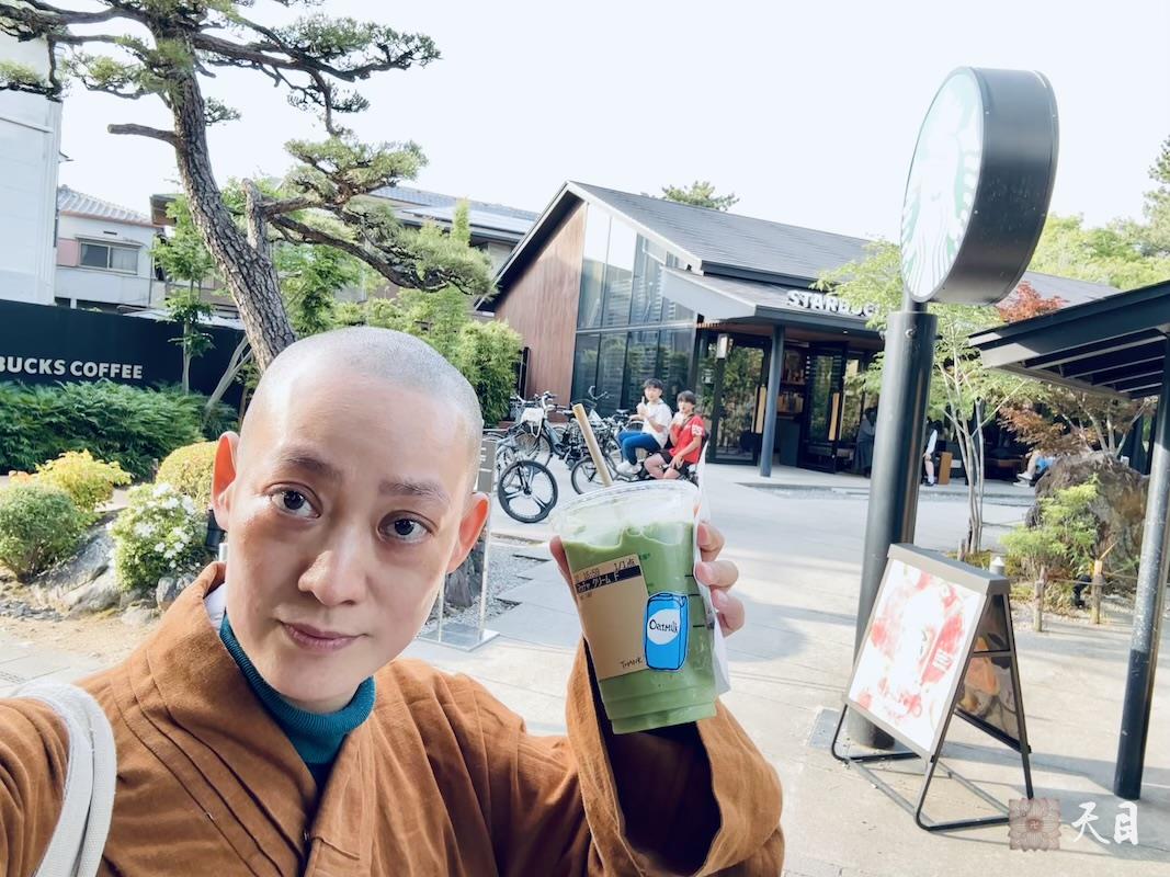 20240517果实法师仰仗恩师圣观法师专程来到日本宇治考察抹茶推广贞素