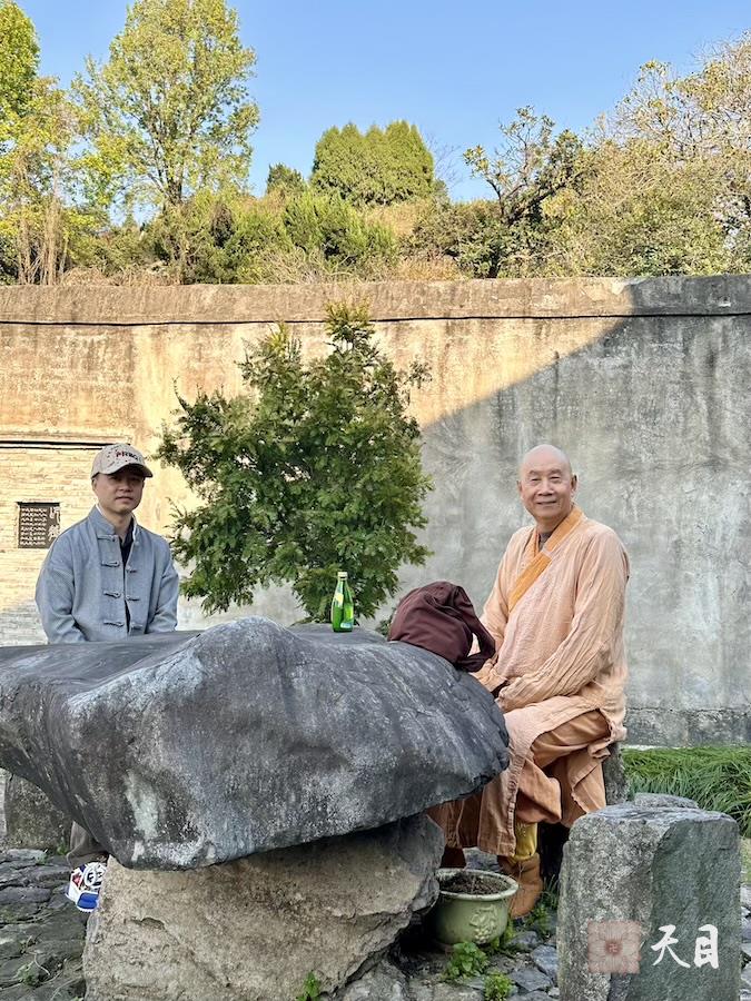 20250322圣观法师参访弘一法师温州驻锡地茶山宝严寺3