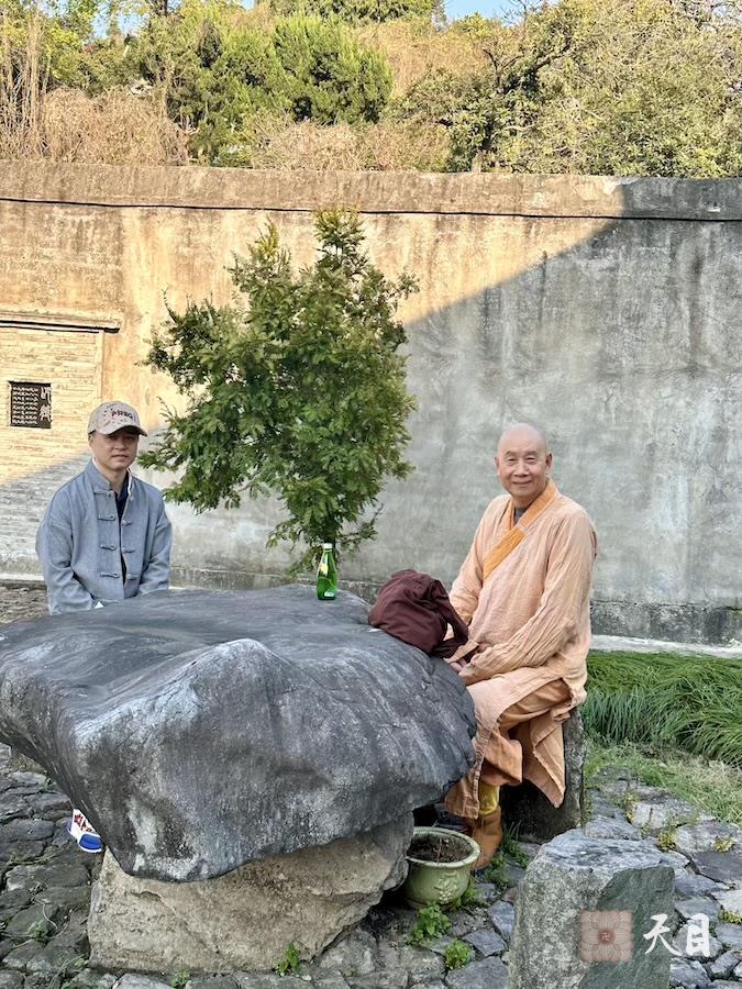 20250322圣观法师参访弘一法师温州驻锡地茶山宝严寺3