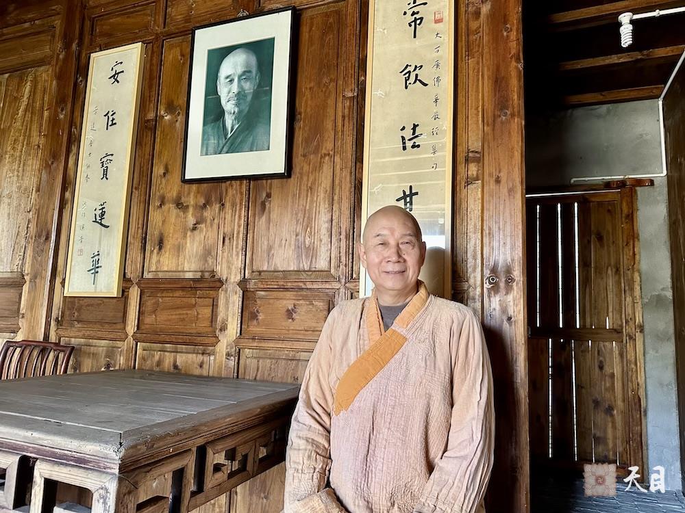 20250322圣观法师参访弘一法师温州驻锡地茶山宝严寺2