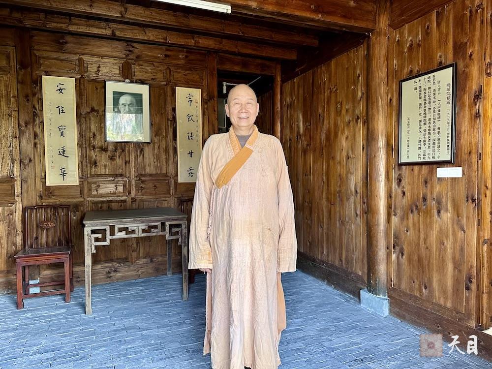 20250322圣观法师参访弘一法师温州驻锡地茶山宝严寺2