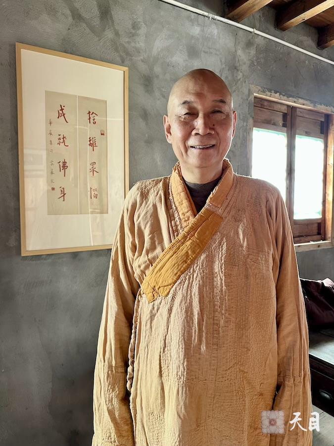 20250322圣观法师参访弘一法师温州驻锡地茶山宝严寺1