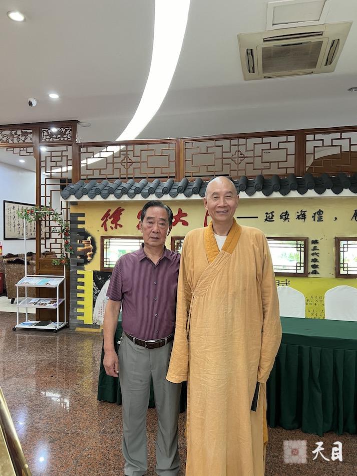 20240627圣观法师和中国农家乐第一家——徐家大院创始人徐纪元相聚在成都徐家大院1