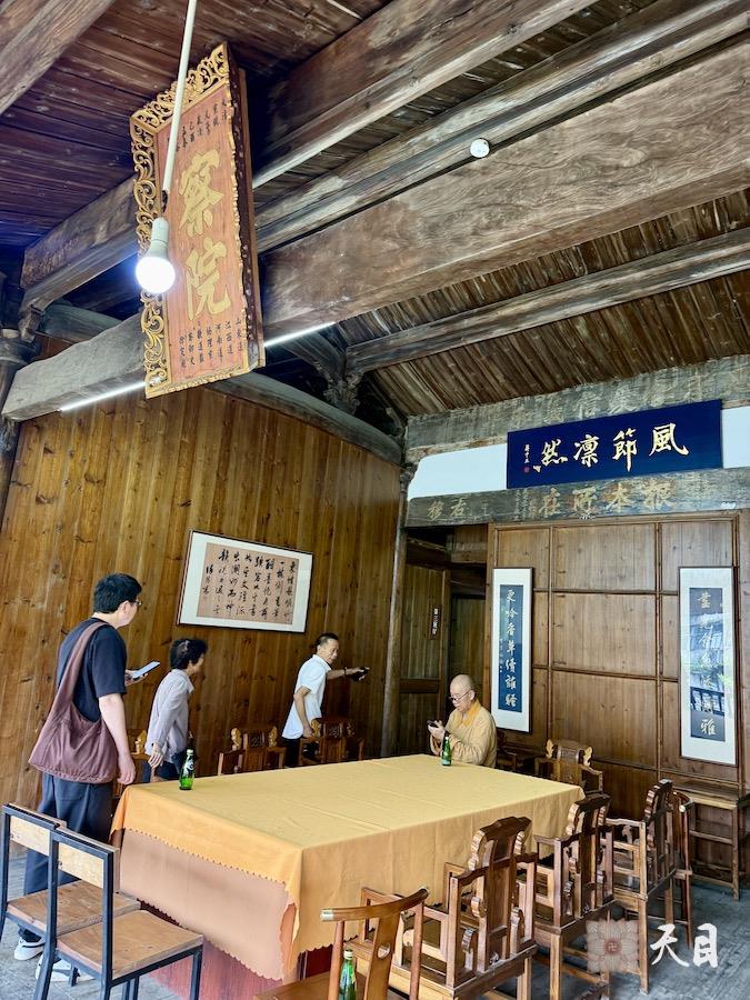 20250527圣观法师在温州永嘉枫林徐定超纪念馆4